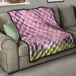 Japanese Cherry Blossom Tree Print Quilt