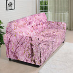 Japanese Cherry Blossom Tree Print Sofa Cover