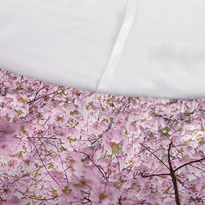 Japanese Cherry Blossom Tree Print Sofa Cover
