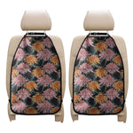 Japanese Chrysanthemum Pattern Print Car Seat Organizers