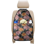 Japanese Chrysanthemum Pattern Print Car Seat Organizers