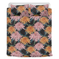 Japanese Chrysanthemum Pattern Print Duvet Cover Bedding Set