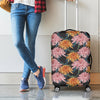 Japanese Chrysanthemum Pattern Print Luggage Cover