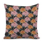 Japanese Chrysanthemum Pattern Print Pillow Cover
