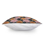 Japanese Chrysanthemum Pattern Print Pillow Cover
