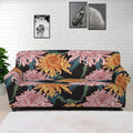 Japanese Chrysanthemum Pattern Print Sofa Cover