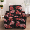 Japanese Cluster Amaryllis Pattern Print Armchair Slipcover