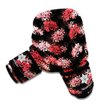 Japanese Cluster Amaryllis Pattern Print Boxing Gloves