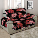 Japanese Cluster Amaryllis Pattern Print Half Sofa Protector