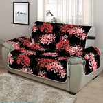 Japanese Cluster Amaryllis Pattern Print Half Sofa Protector