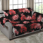 Japanese Cluster Amaryllis Pattern Print Loveseat Protector