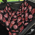 Japanese Cluster Amaryllis Pattern Print Pet Car Back Seat Cover