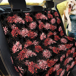 Japanese Cluster Amaryllis Pattern Print Pet Car Back Seat Cover