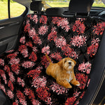 Japanese Cluster Amaryllis Pattern Print Pet Car Back Seat Cover