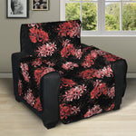 Japanese Cluster Amaryllis Pattern Print Recliner Protector