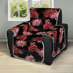 Japanese Cluster Amaryllis Pattern Print Recliner Protector