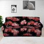 Japanese Cluster Amaryllis Pattern Print Sofa Cover