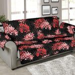 Japanese Cluster Amaryllis Pattern Print Sofa Protector