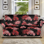 Japanese Cluster Amaryllis Pattern Print Sofa Protector