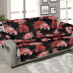 Japanese Cluster Amaryllis Pattern Print Sofa Protector