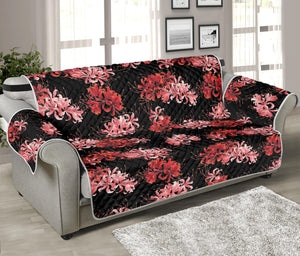 Japanese Cluster Amaryllis Pattern Print Sofa Protector