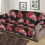 Japanese Cluster Amaryllis Pattern Print Sofa Protector