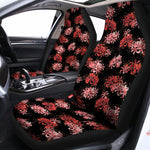 Japanese Cluster Amaryllis Pattern Print Universal Fit Car Seat Covers