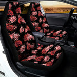 Japanese Cluster Amaryllis Pattern Print Universal Fit Car Seat Covers