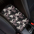 Japanese Crane Bird Pattern Print Car Center Console Cover