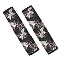 Japanese Crane Bird Pattern Print Car Seat Belt Covers