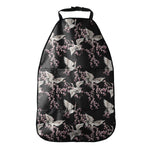 Japanese Crane Bird Pattern Print Car Seat Organizers