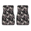 Japanese Crane Bird Pattern Print Front Car Floor Mats