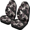 Japanese Crane Bird Pattern Print Universal Fit Car Seat Covers