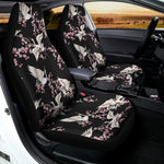 Japanese Crane Bird Pattern Print Universal Fit Car Seat Covers