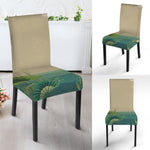 Japanese Cranes At Sunset Print Dining Chair Slipcover