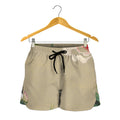 Japanese Cranes At Sunset Print Women's Shorts