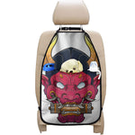 Japanese Demon Mask Print Car Seat Organizers