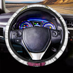Japanese Demon Mask Print Car Steering Wheel Cover