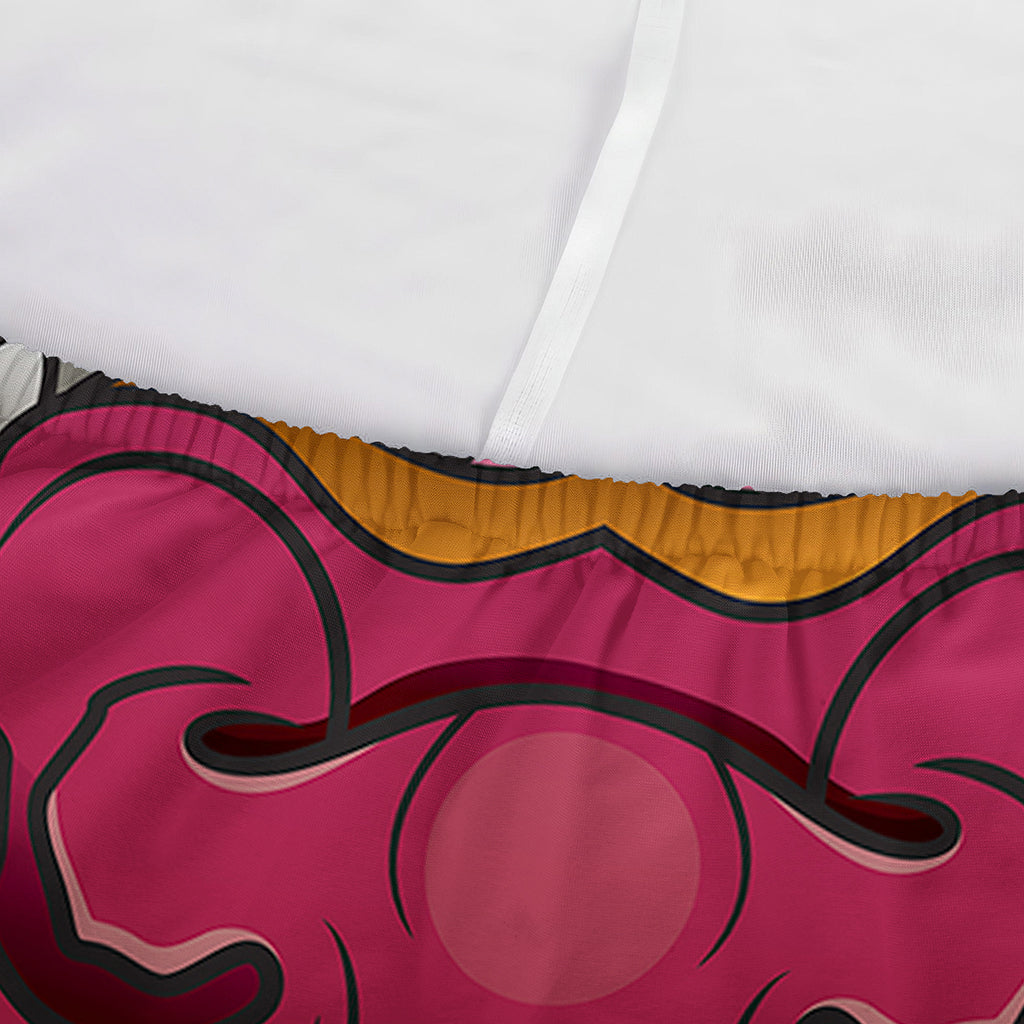 Japanese Demon Mask Print Sofa Cover