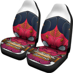 Japanese Demon Mask Print Universal Fit Car Seat Covers