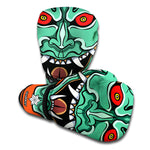 Japanese Demon Print Boxing Gloves