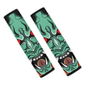 Japanese Demon Print Car Seat Belt Covers