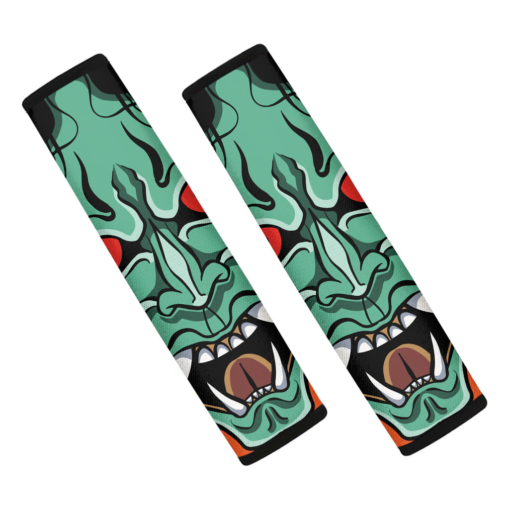 Japanese Demon Print Car Seat Belt Covers