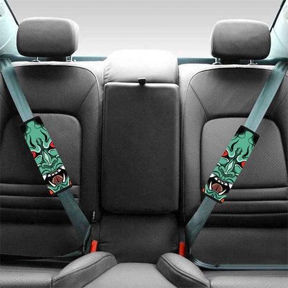 Japanese Demon Print Car Seat Belt Covers