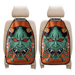 Japanese Demon Print Car Seat Organizers