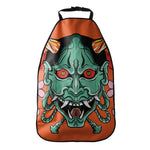 Japanese Demon Print Car Seat Organizers