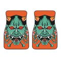 Japanese Demon Print Front Car Floor Mats