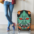 Japanese Demon Print Luggage Cover