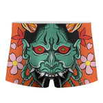 Japanese Demon Print Men's Boxer Briefs