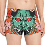Japanese Demon Print Men's Boxer Briefs